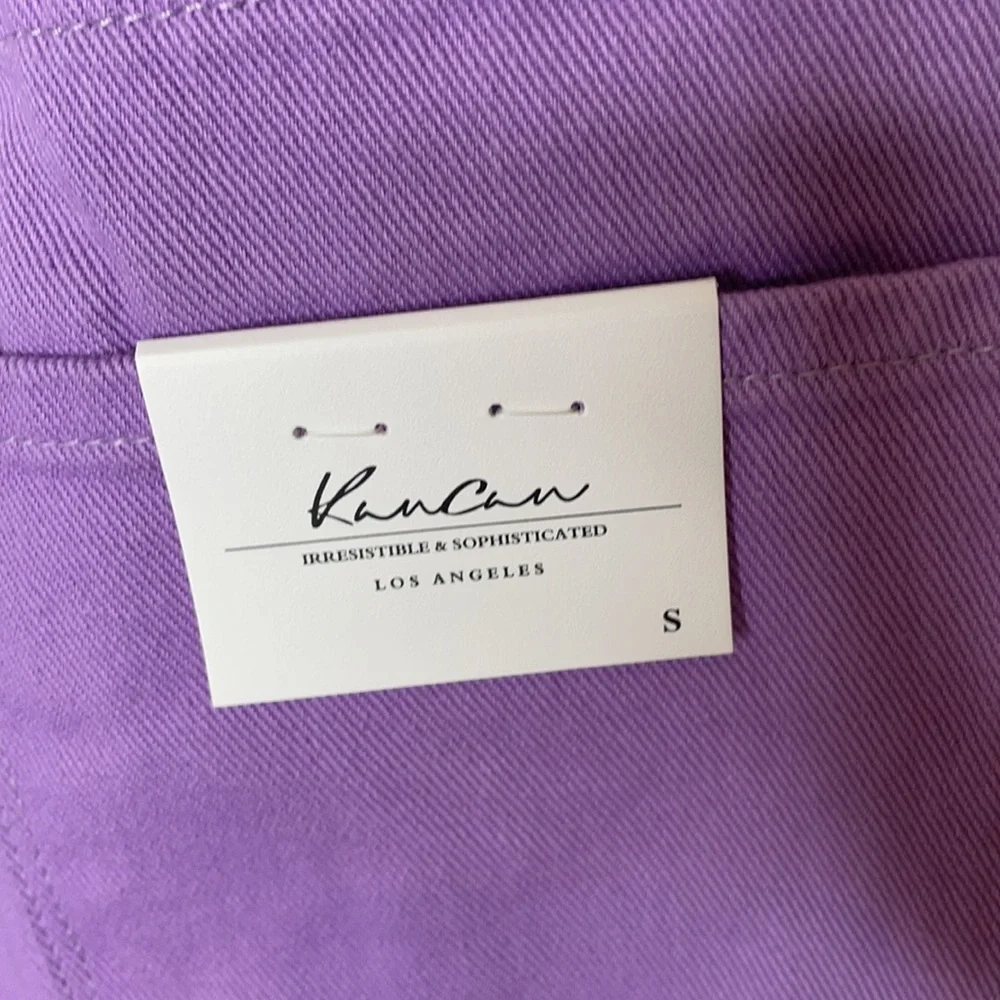 NWT KanCan PV Color Block Mini Skirt